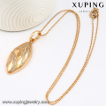 32670 Xuping new arrival top grau chique oval pingente em forma de ouro artificial de jóias por atacado